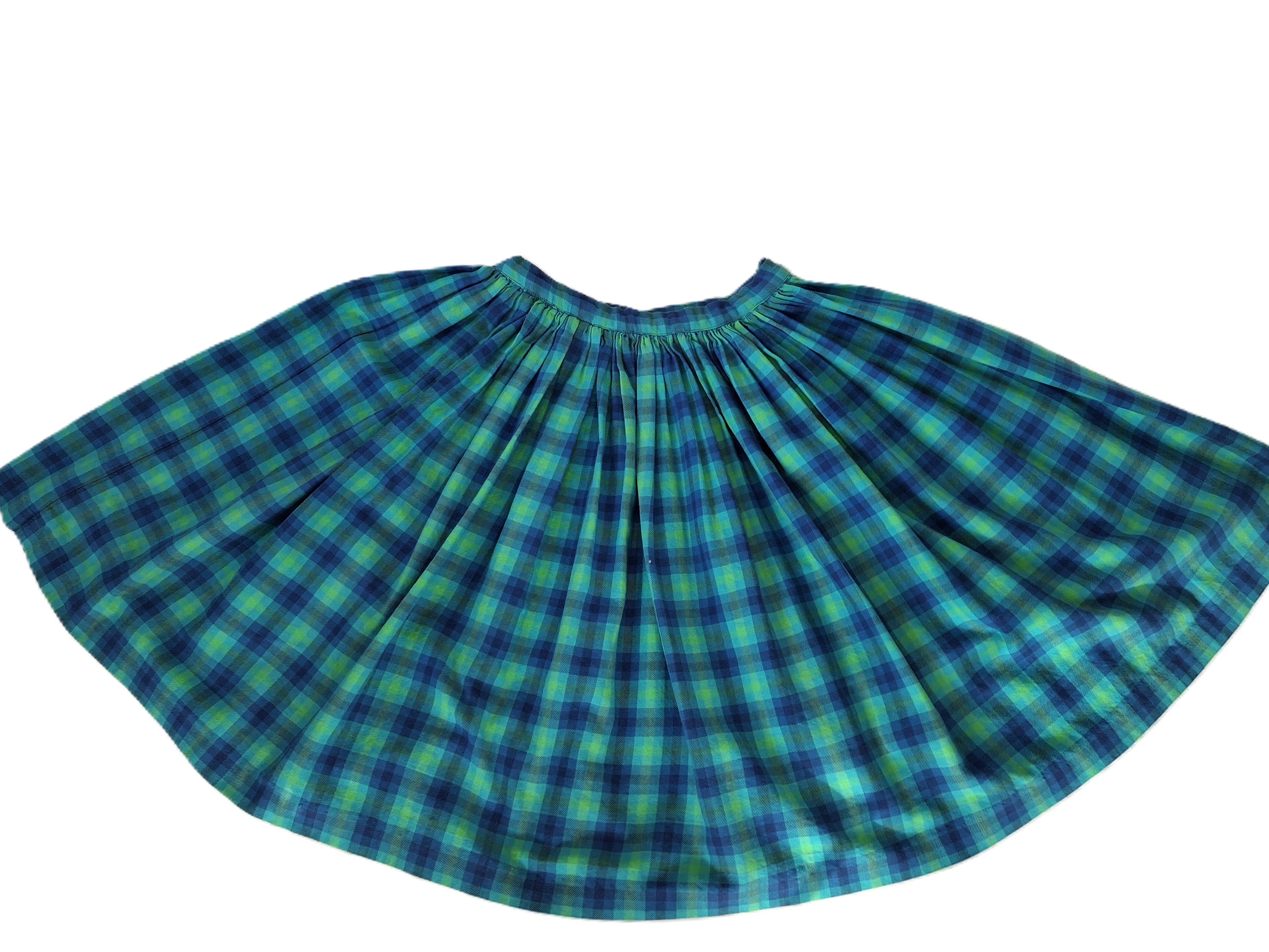 Aboyne Outfit - Skirt, Plaid and Blouse - 250221B
