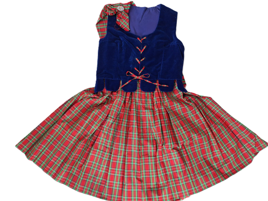Aboyne Outfit - Vest, Skirt, Plaid and Brooch - 250114E