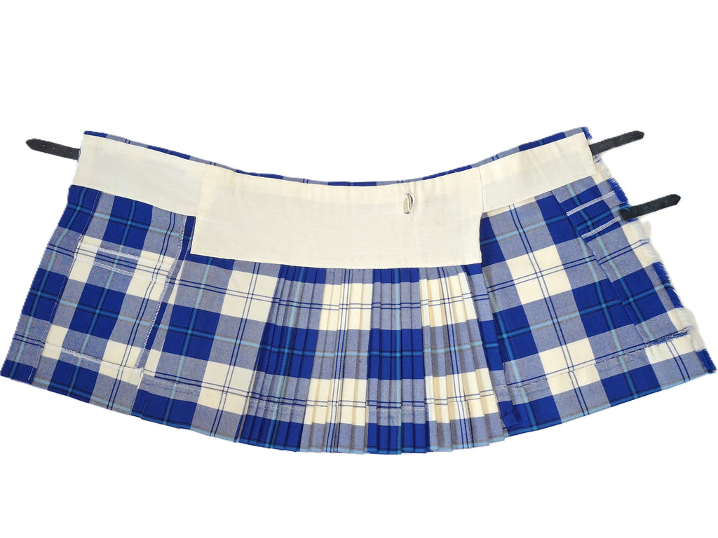Blue Highland Outfit - Vest, Kilt and Blouse - 250531A
