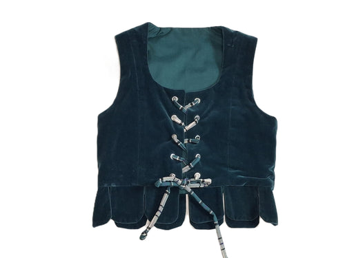 Aboyne Outfit - Vest, Skirt, Plaid and Brooch - 260408B
