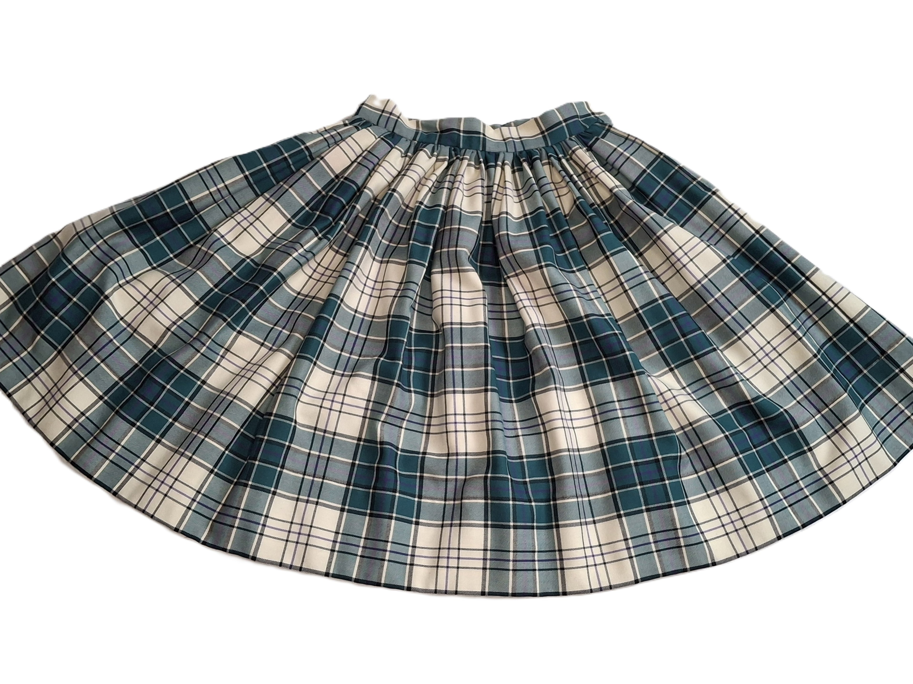 Aboyne Outfit - Vest, Skirt, Plaid and Brooch - 260408B