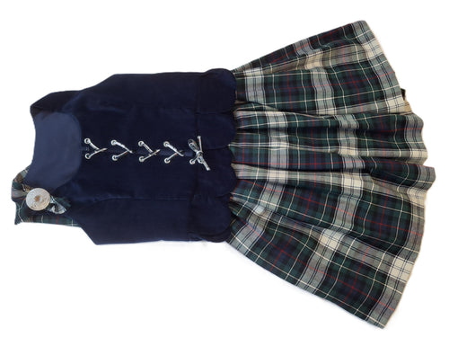Aboyne Outfit - 2 x Vests, Skirt and Plaid - 260501B