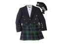 Boys Highland Outfit - Prince Charlie Jacket, Vest, Kiltie and Glengarry - 250709B