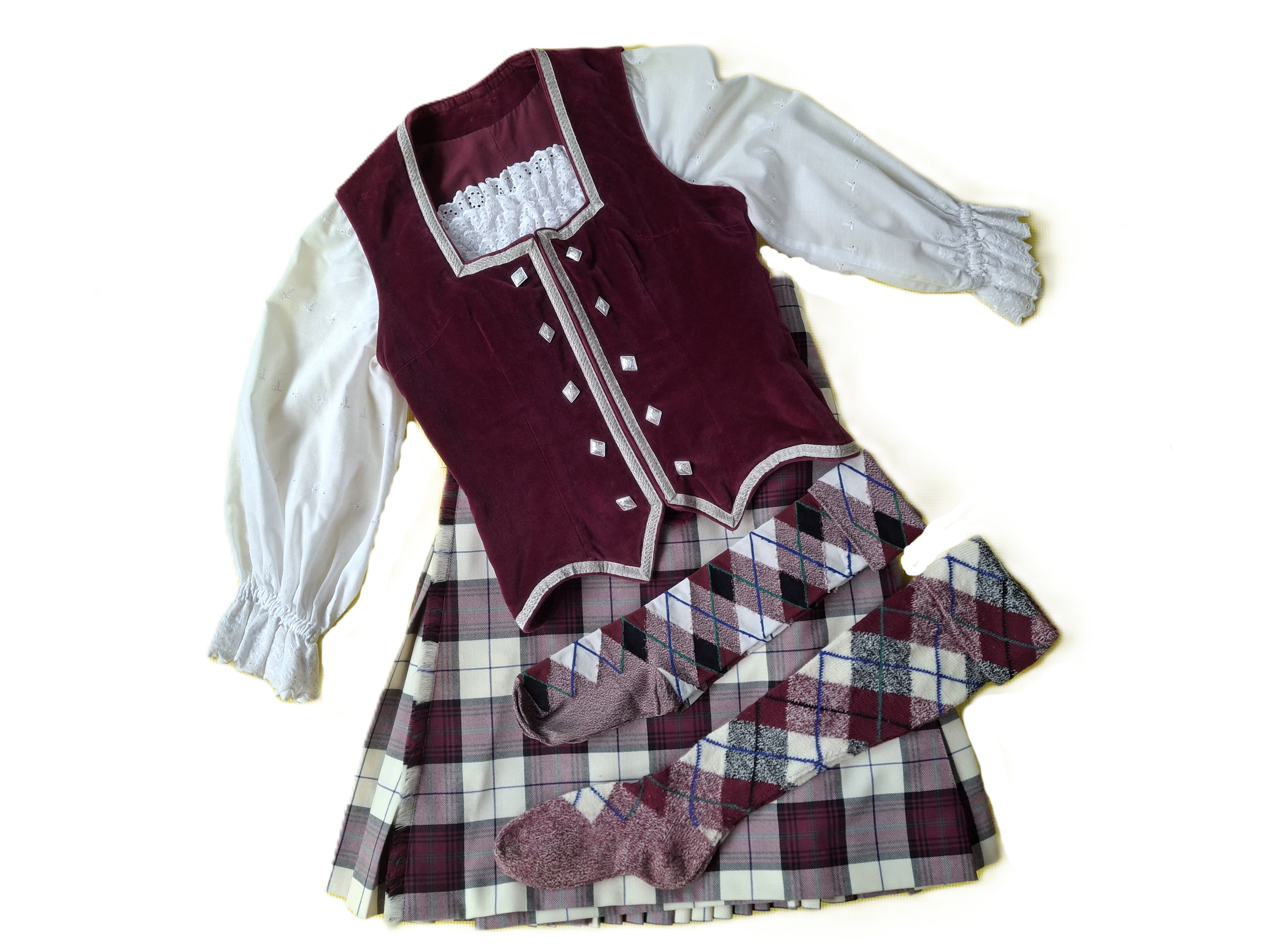 Wine Highland Outfit - 260713A