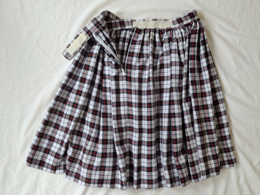 Aboyne Outfit - Vest, Skirt, Plaid, Blouse and Petticoat- 260713B