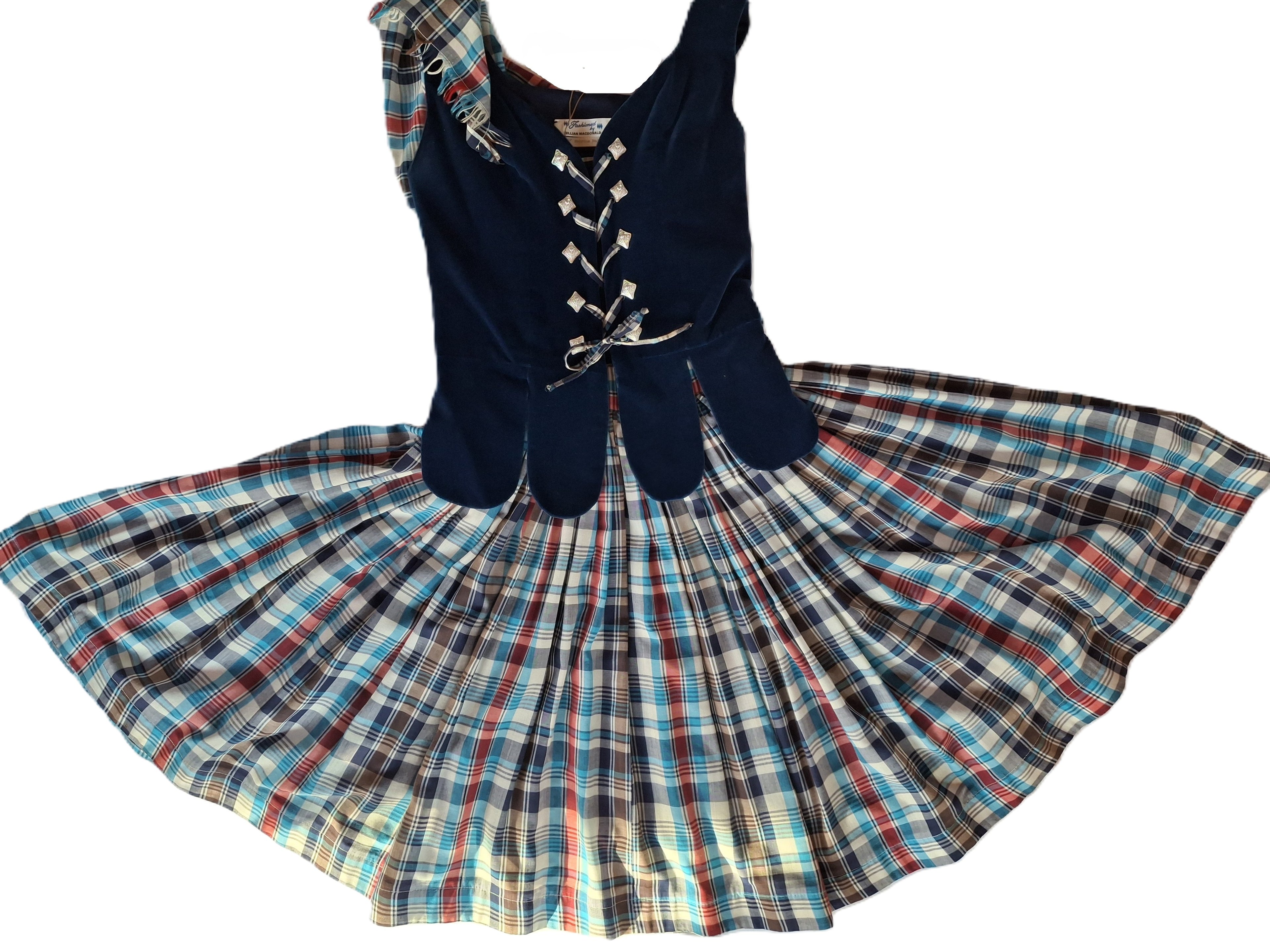 Aboyne Outfit - Vest, Skirt and Plaid - 251007A