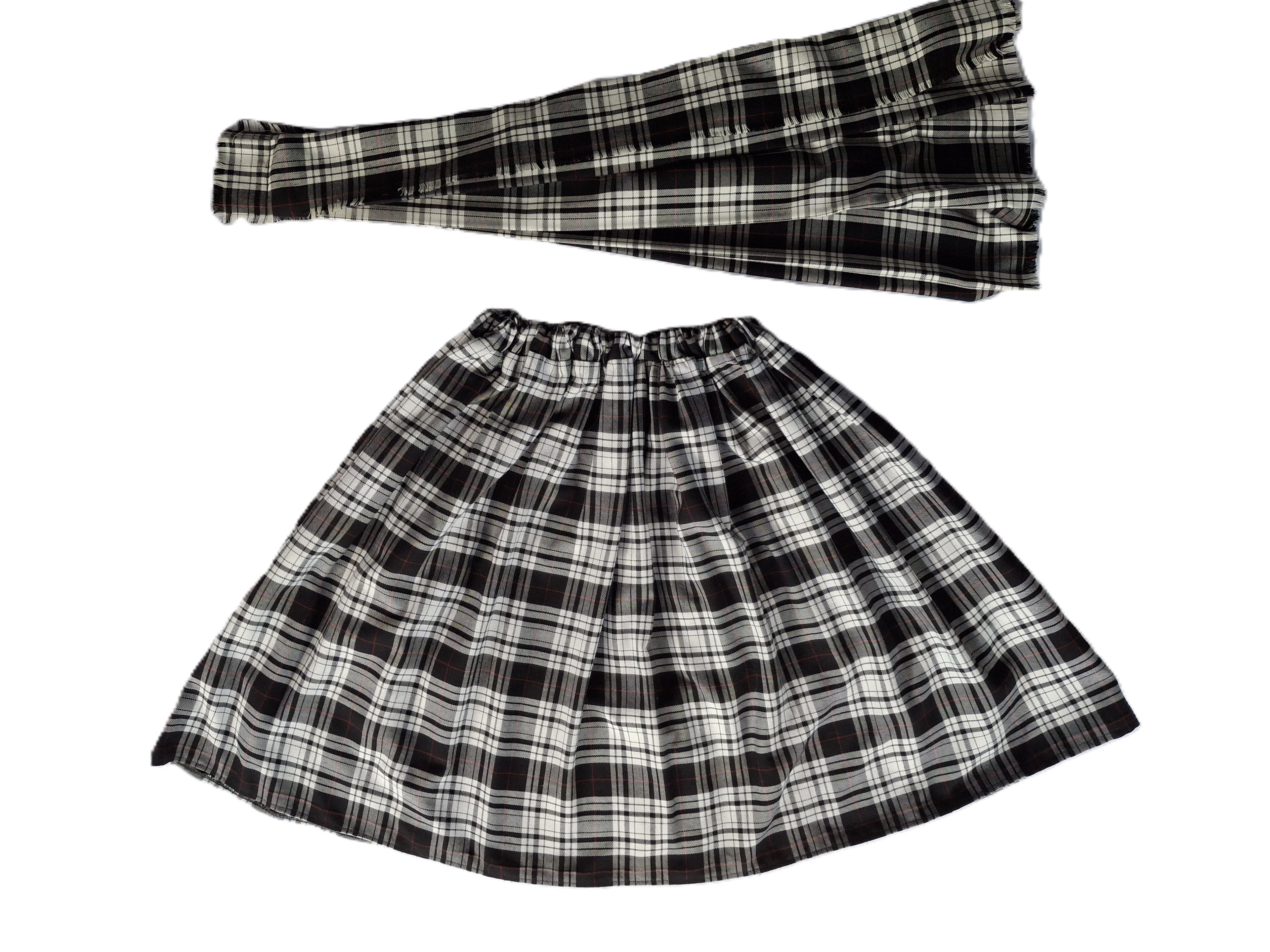 Aboyne Skirt and Plaid - 250701B