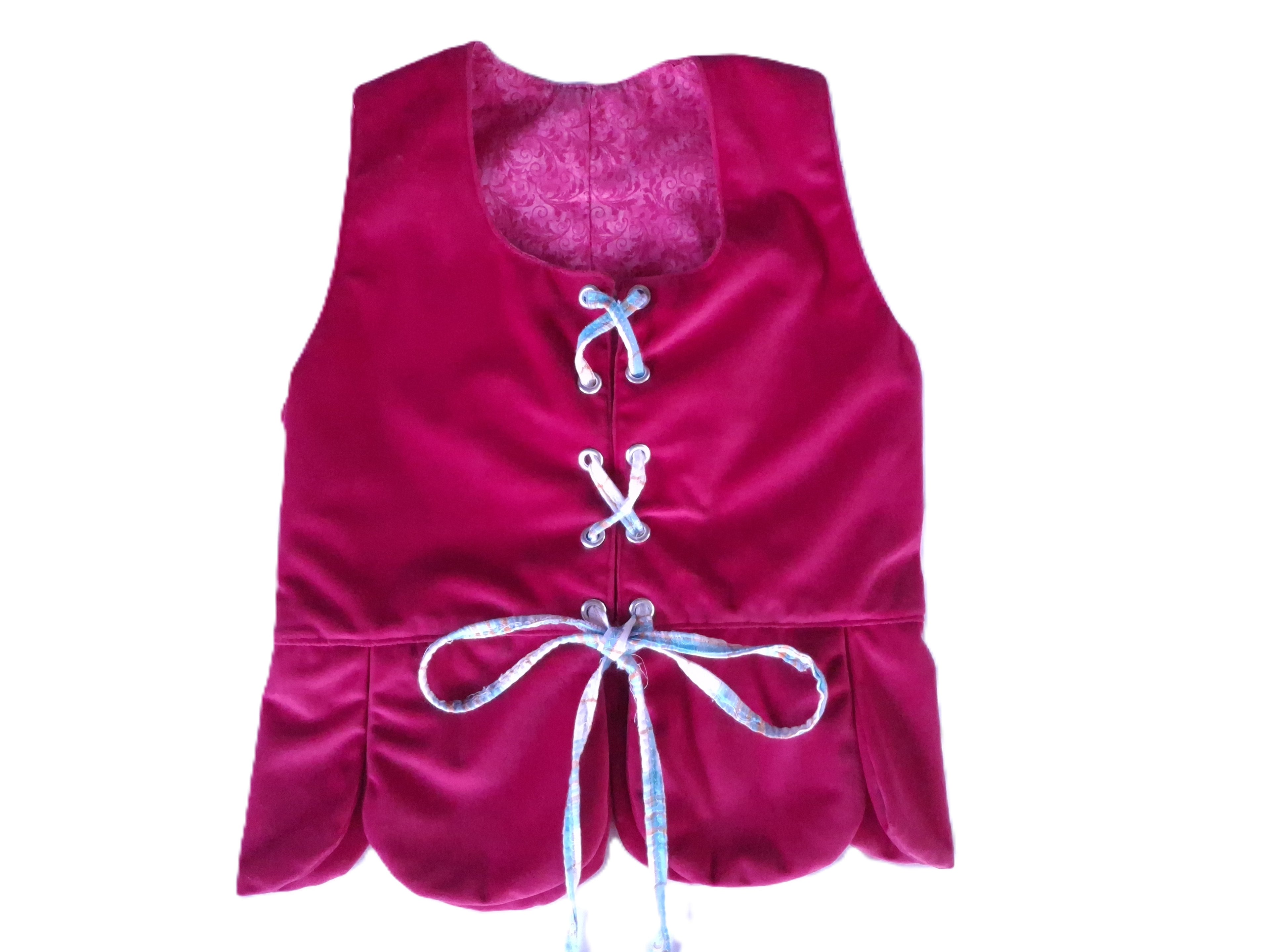 Aboyne Outfit - Vest, Skirt, Plaid, Blouse and Brooch - 260213A