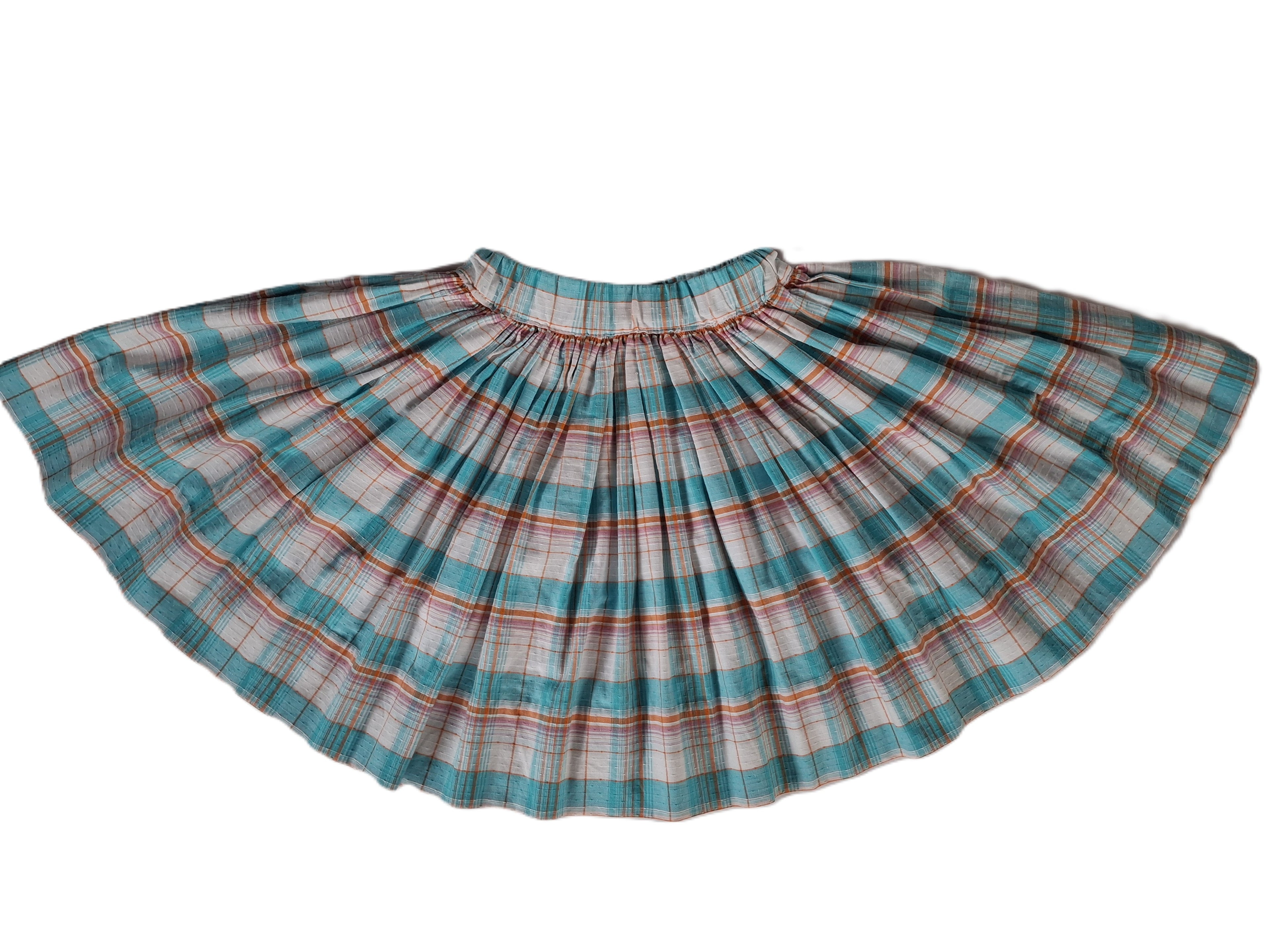 Aboyne Outfit - Vest, Skirt, Plaid, Blouse and Brooch - 260213A