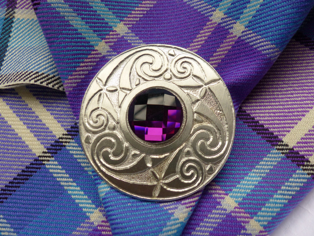 Temple Spiral Brooch