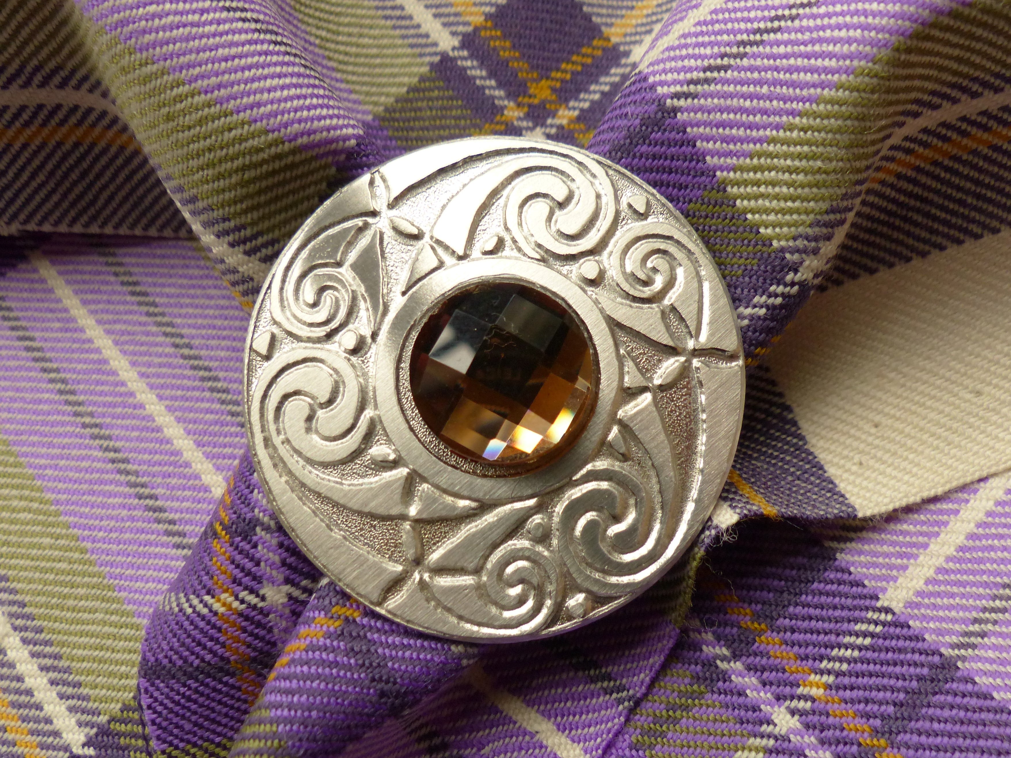 Temple Spiral Brooch
